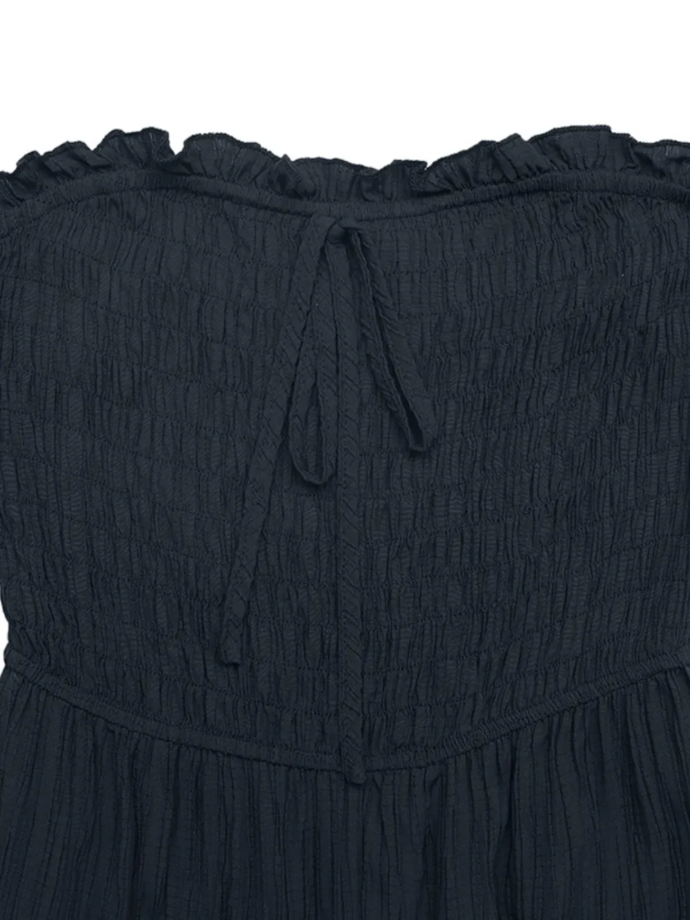 Smocked Tube Wide Leg Jumpsuit, image 9