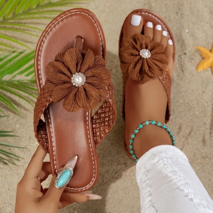 Toe Post Flats Sandals, image 5