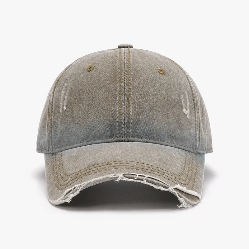 Distressed Washed Adjustable Baseball Cap, image 8