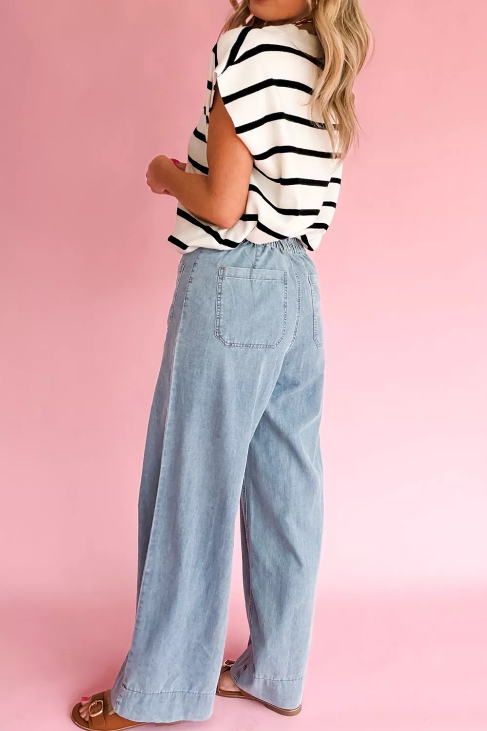 Solid Full-Length Regular Pocket Detail Jeans, image 4