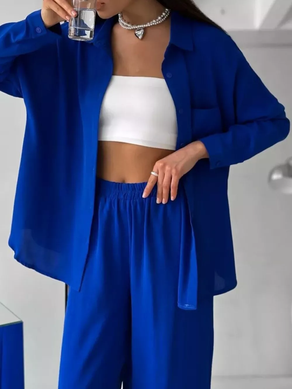 Button Down Shirt and Pants Set, image 15