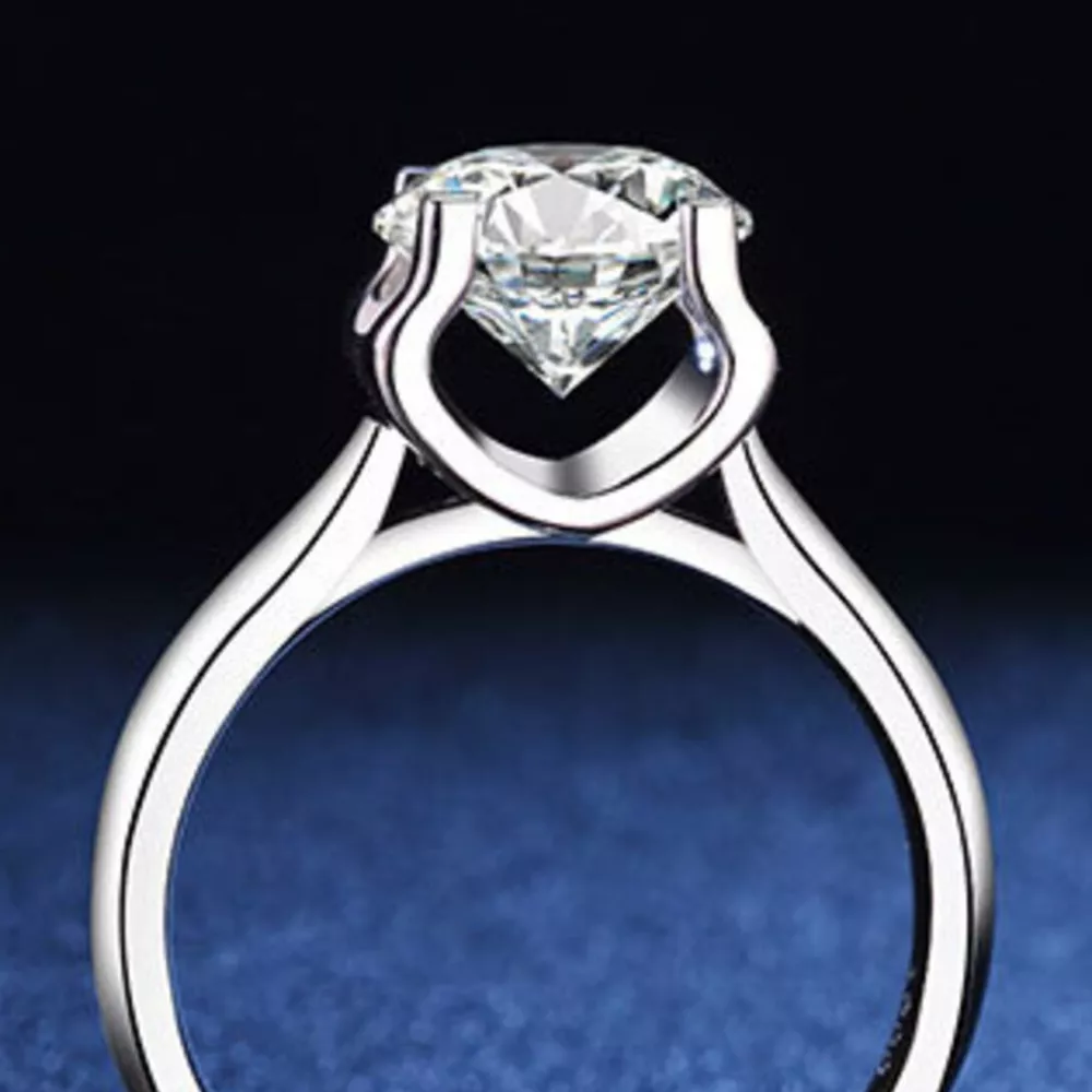 5 Carat Moissanite 925 Sterling Silver Ring, image 5