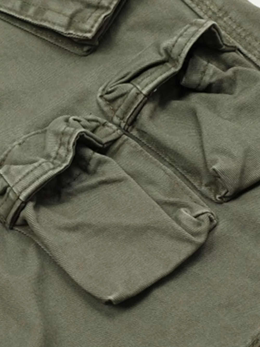 Men's Loose Fit Cargo Pants with Multiple Pockets, image 3