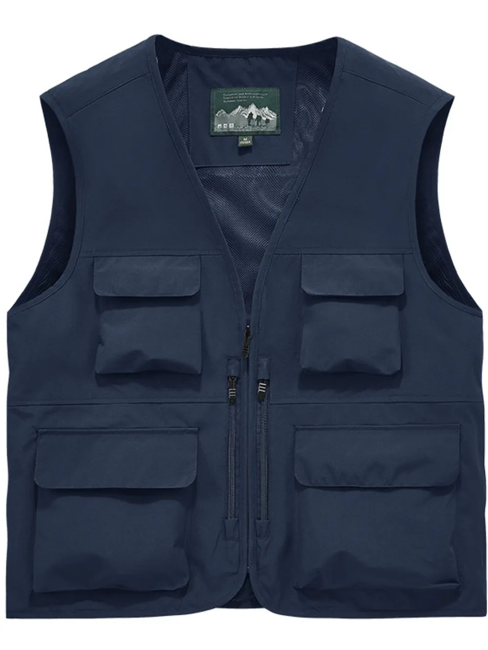 Men's Full Size Zip Up Vest Plus Size, image 6