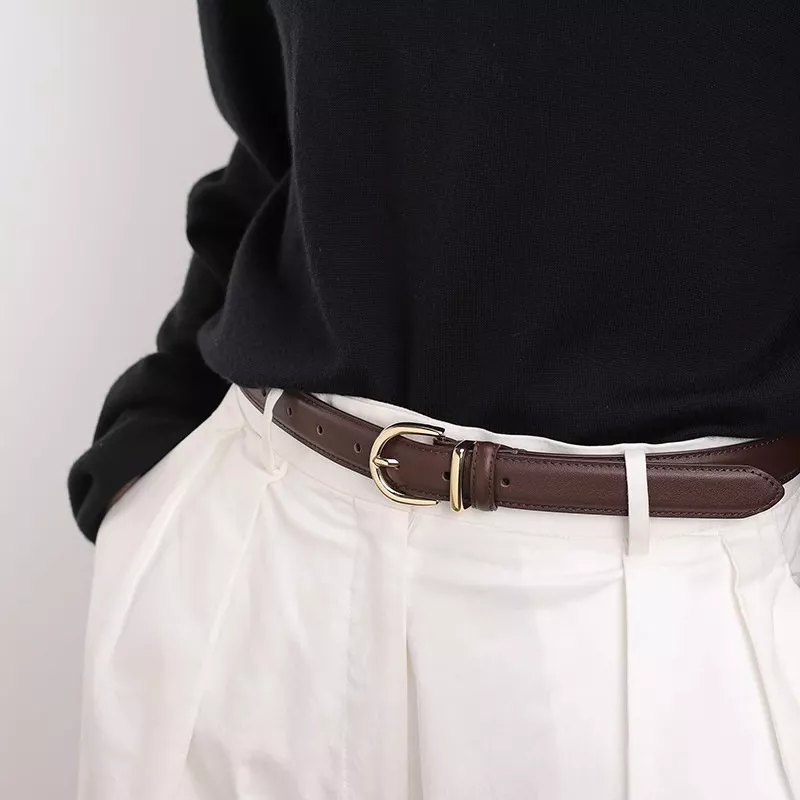 Elegant Leather Buckle Belt, image 3