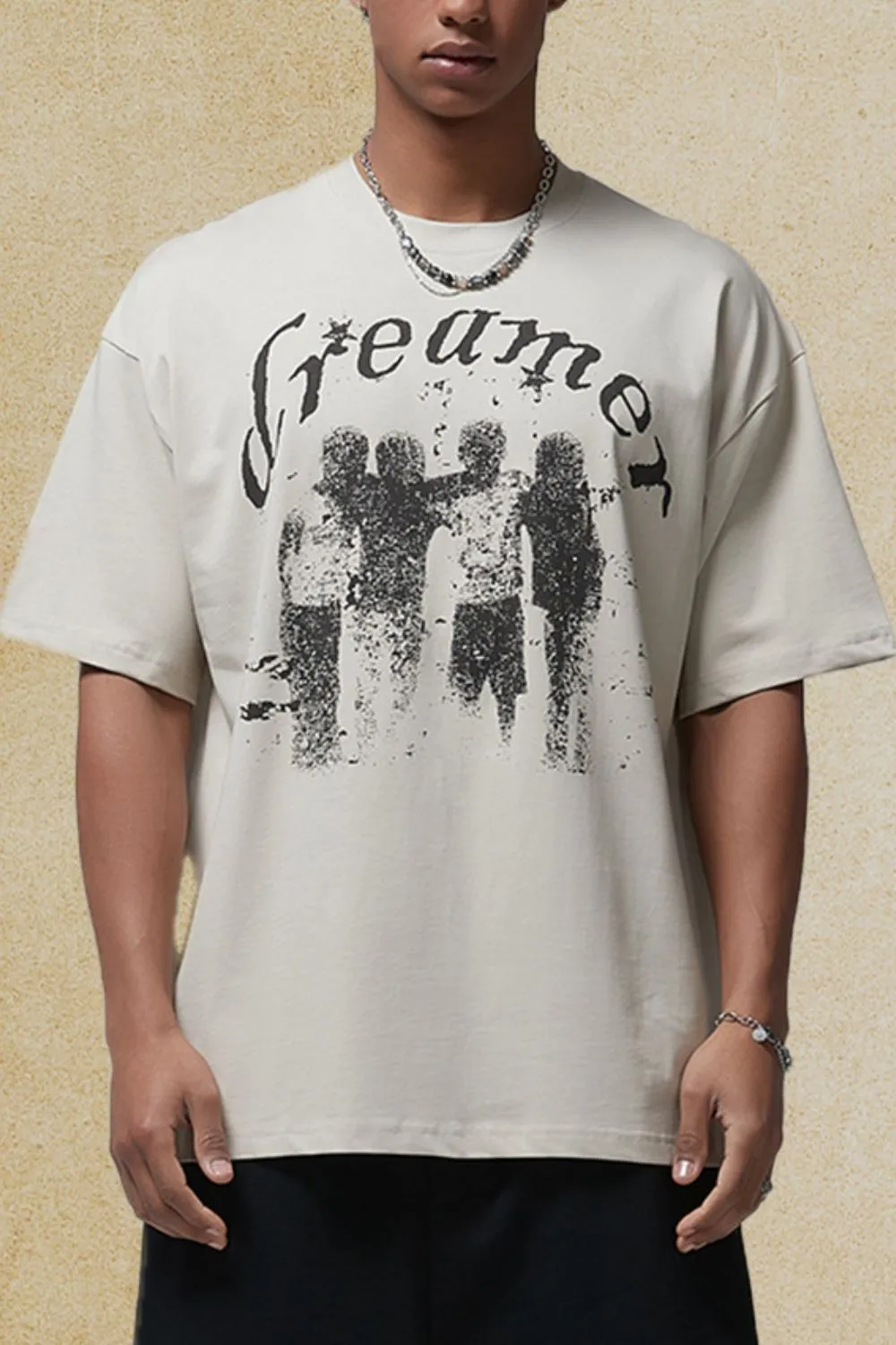 Men's Graphic Round Neck Half Sleeve T-Shirt, image 5