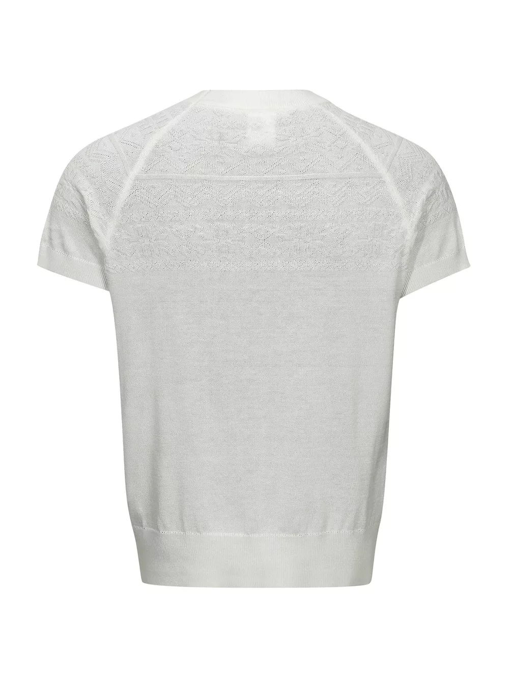 Men's Short Sleeve Geometric Textured Knit Top, image 13
