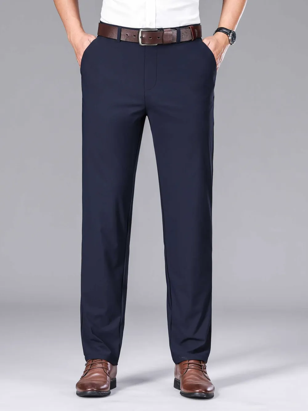 Men's Loose Fit Jeans with Pockets, image 4