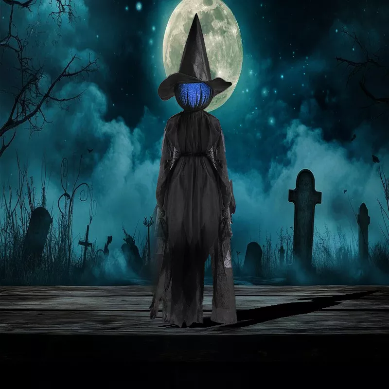 Halloween Glowing Head Witch