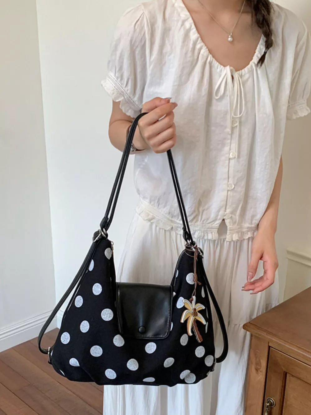 Polka Dot Crossbody Bag, image 2