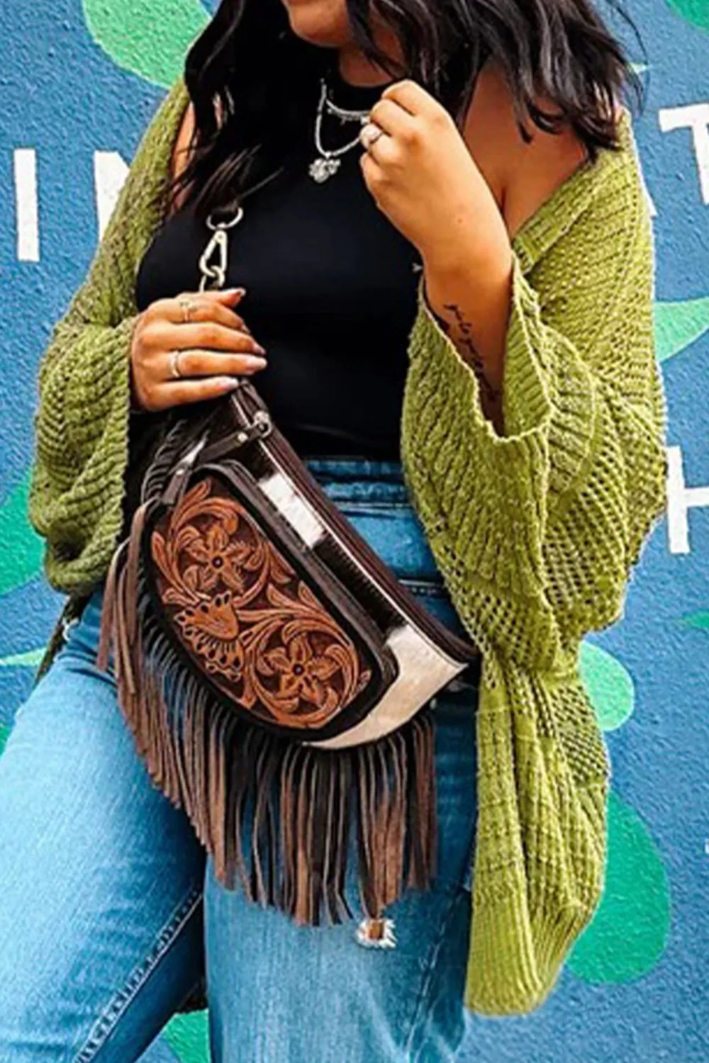 Chunky Knit Open Front Cardigan, image 4
