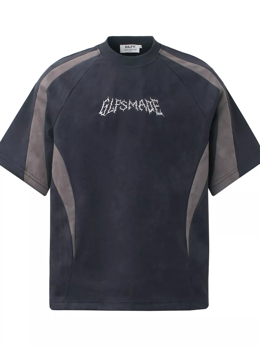 Men's Letter Embroidered Round Neck T-Shirt