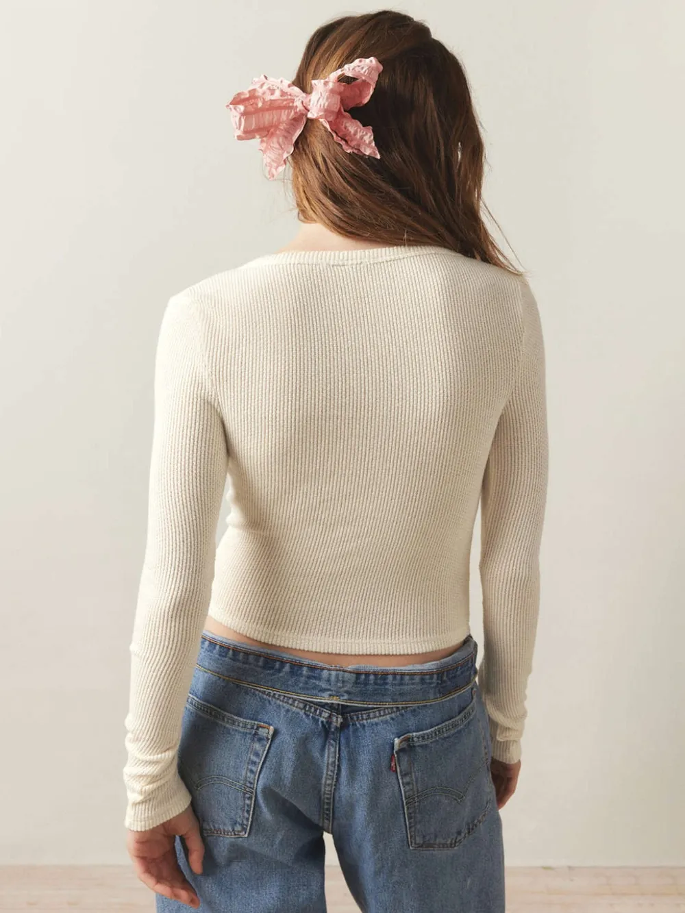 Notched Long Sleeve T-Shirt, image 15