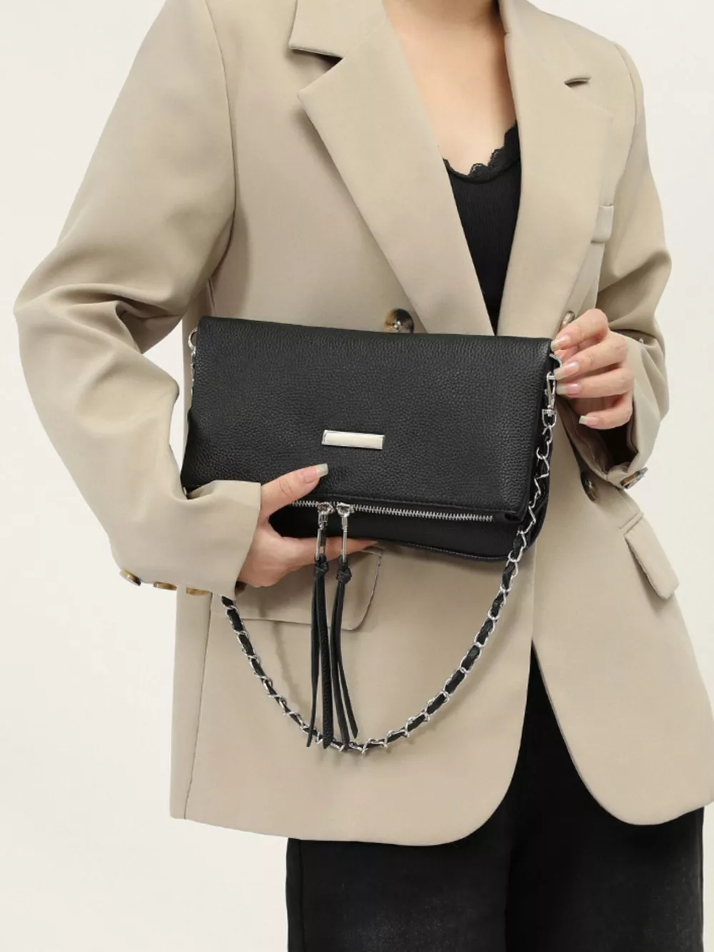 Chain Strap Shoulder Bag, image 3