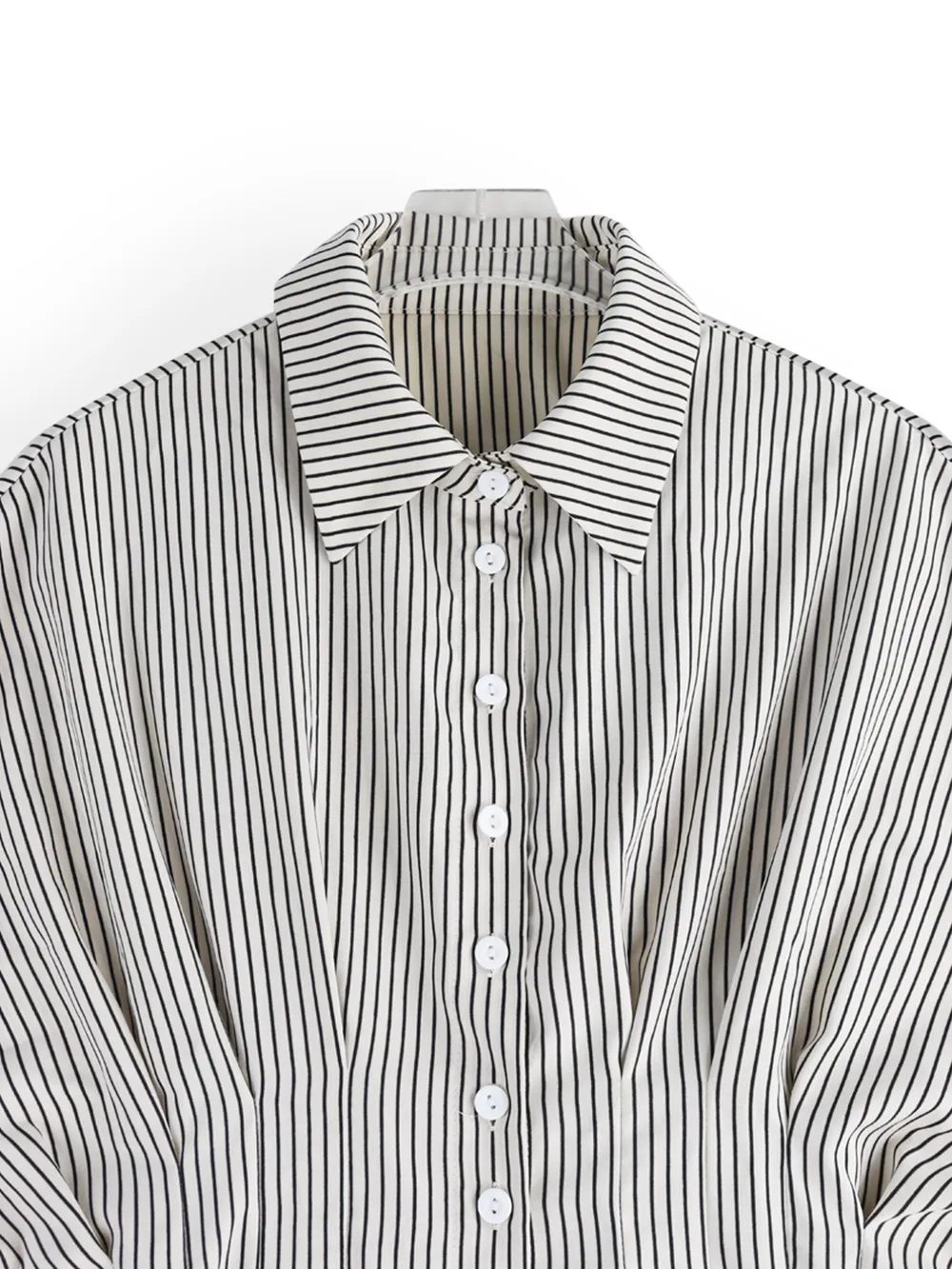 Striped Short Sleeve Button-Up Shirt, image 19
