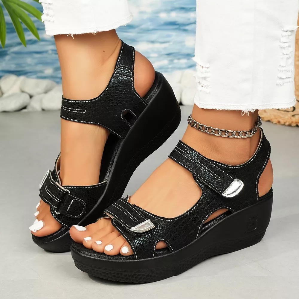 Open Toe Wedge Sandals, image 12