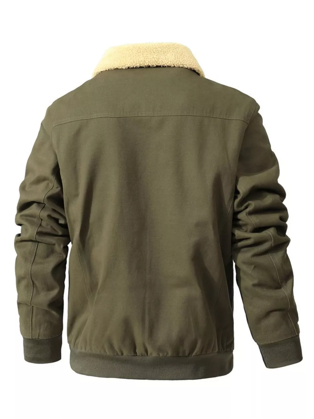 Men's Warm Sherpa Lined Jacket, image 3