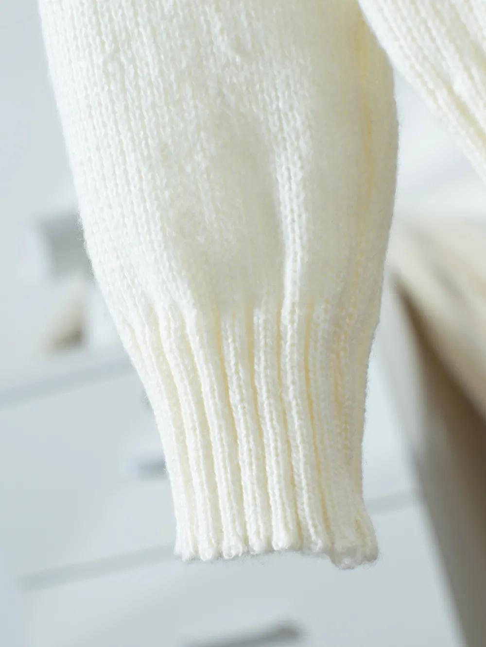 Ribbed Knit Boat Neck Sweater, image 11
