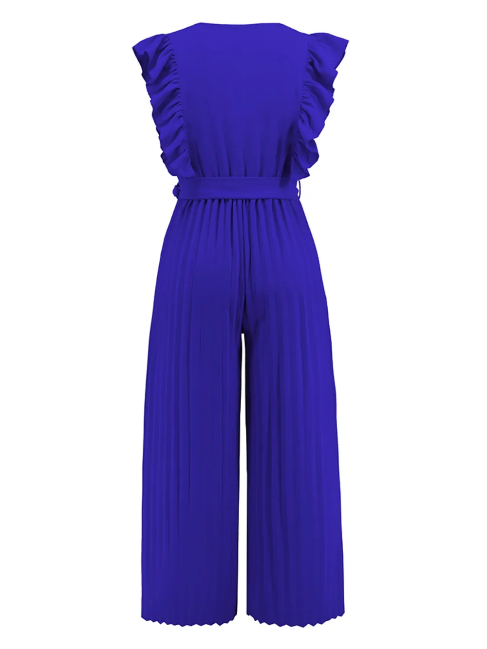 Ruffled Surplice Cap Sleeve Jumpsuit, image 22
