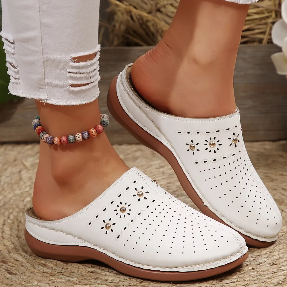 Round Toe Wedge Sandals, image 8