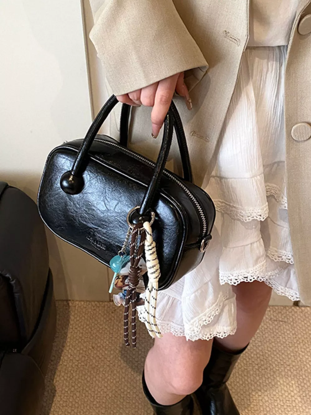 Top Handle Crossbody Bag, image 3