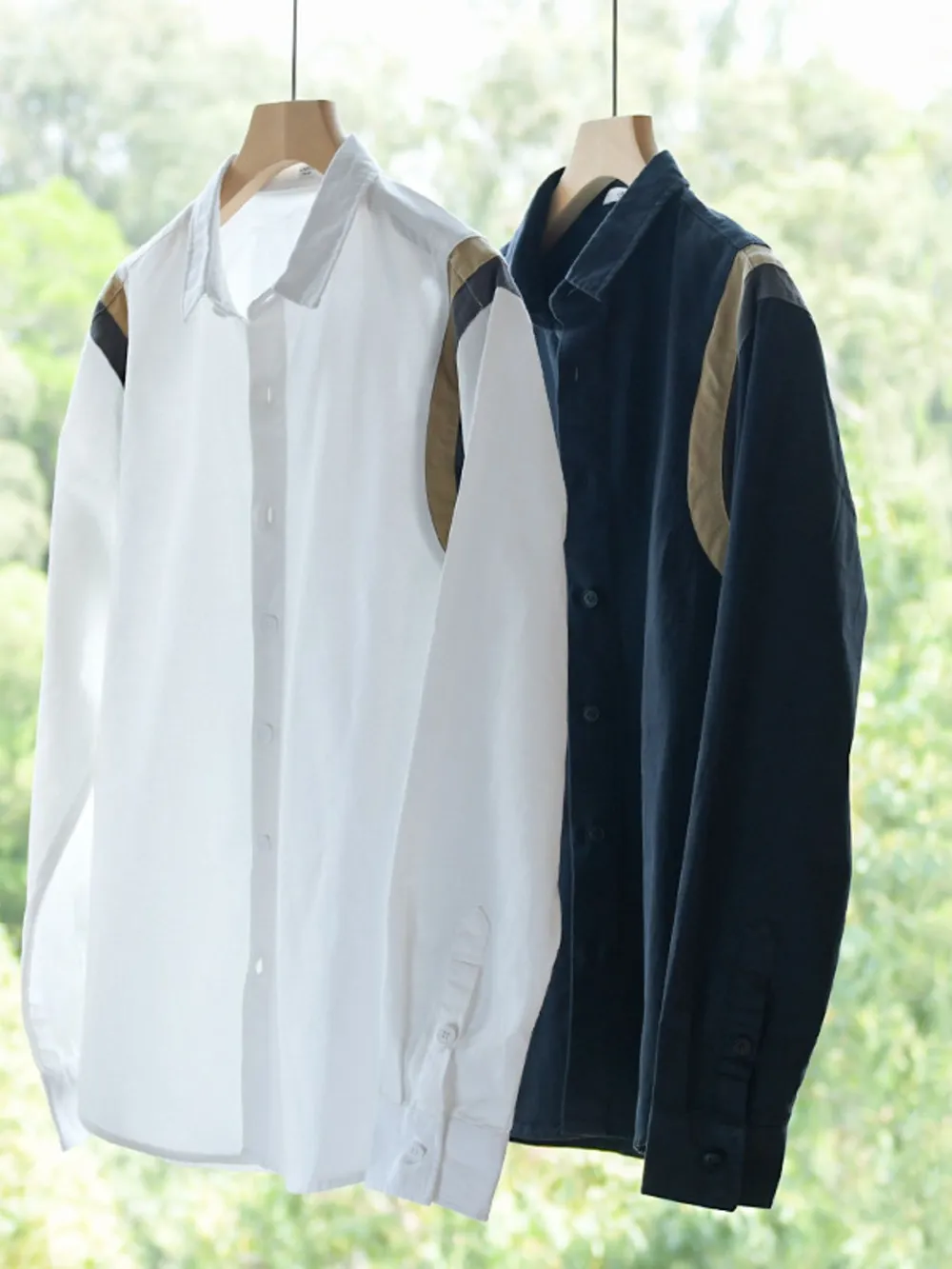 Men's Plus Size Button-Up Long Sleeve Shirt, image 6