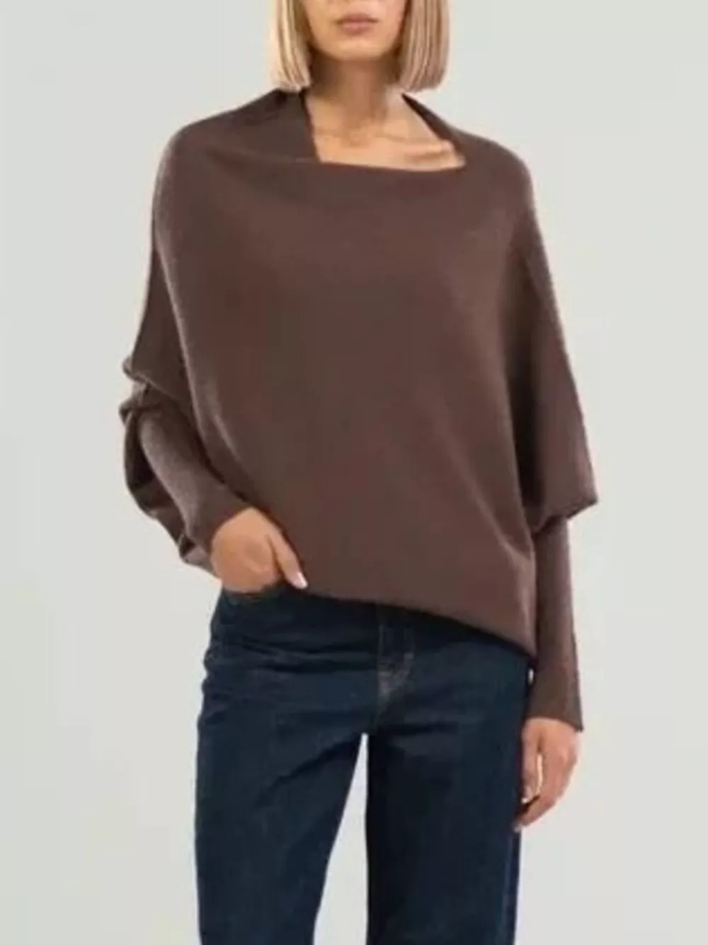 Boat Neck Long Sleeve Sweater, image 22
