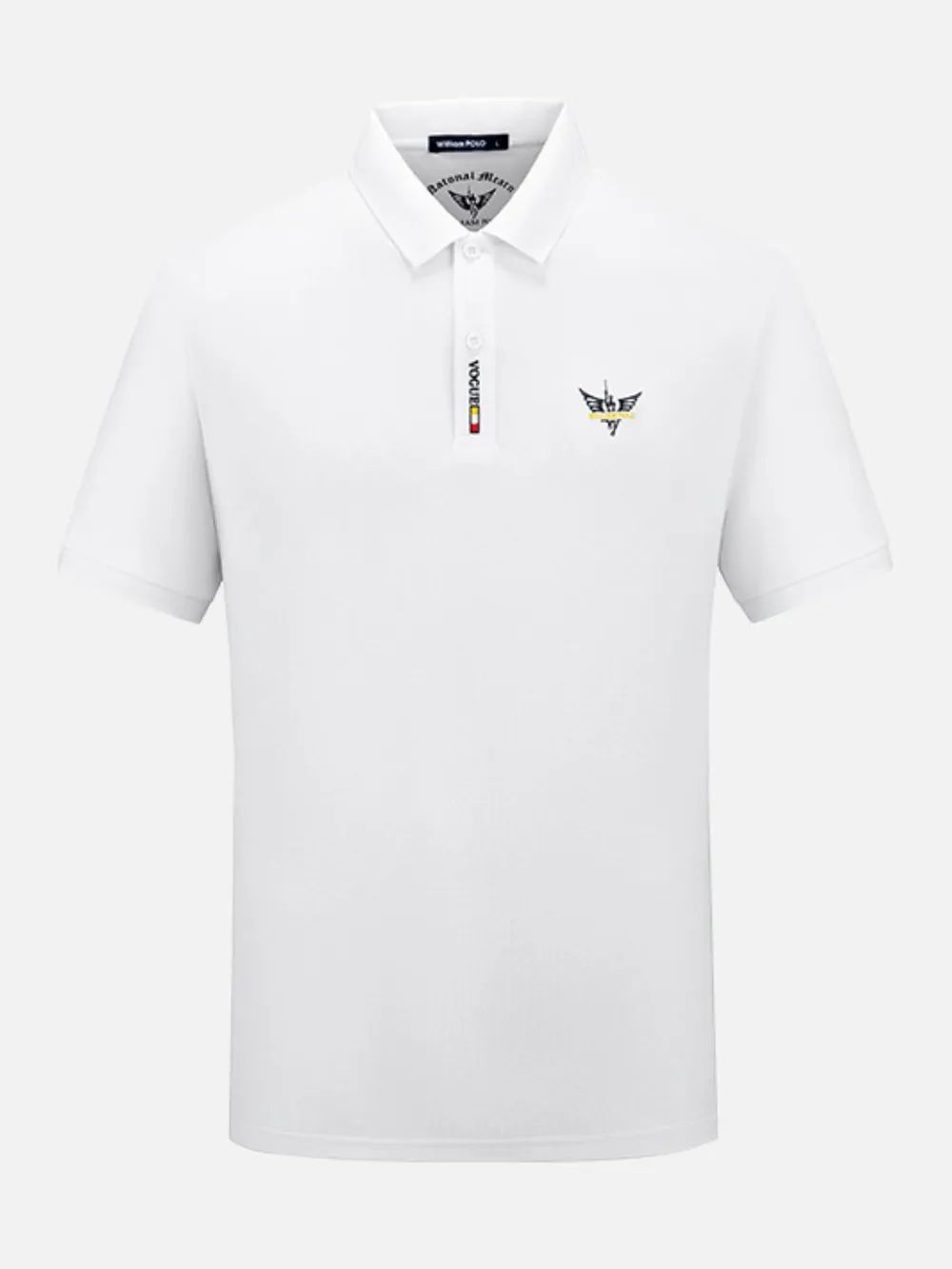 Men's Plus Size Short Sleeve Breathable Polo Shirt, image 3