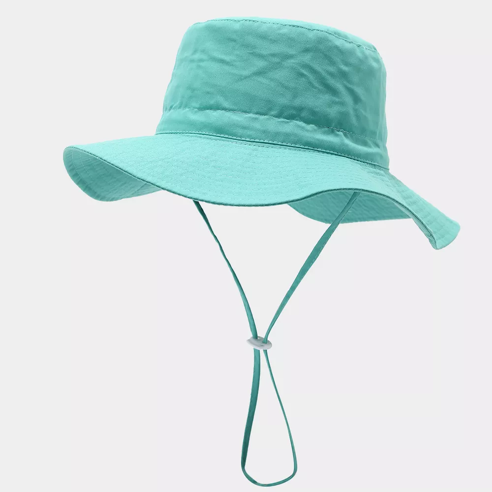 Wide-Brim Sun Protection Bucket Hat, image 2