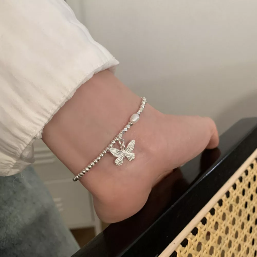 925 Sterling Silver Butterfly Bracelet, image 2
