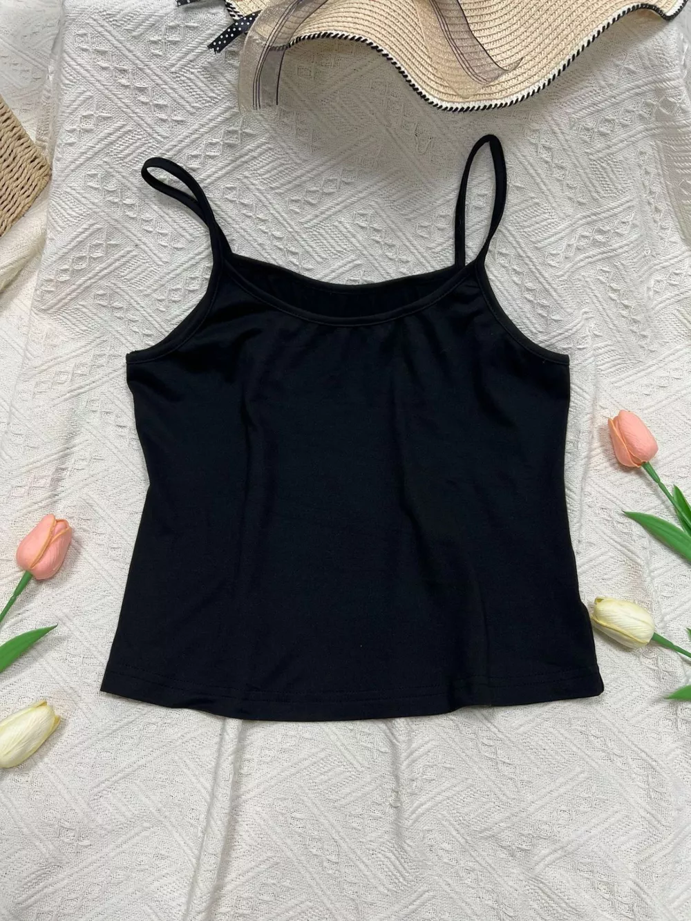 Solid Color Scoop Neck Cami, image 6