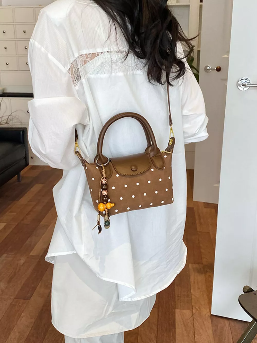 Polka Dot Crossbody Bag, image 10