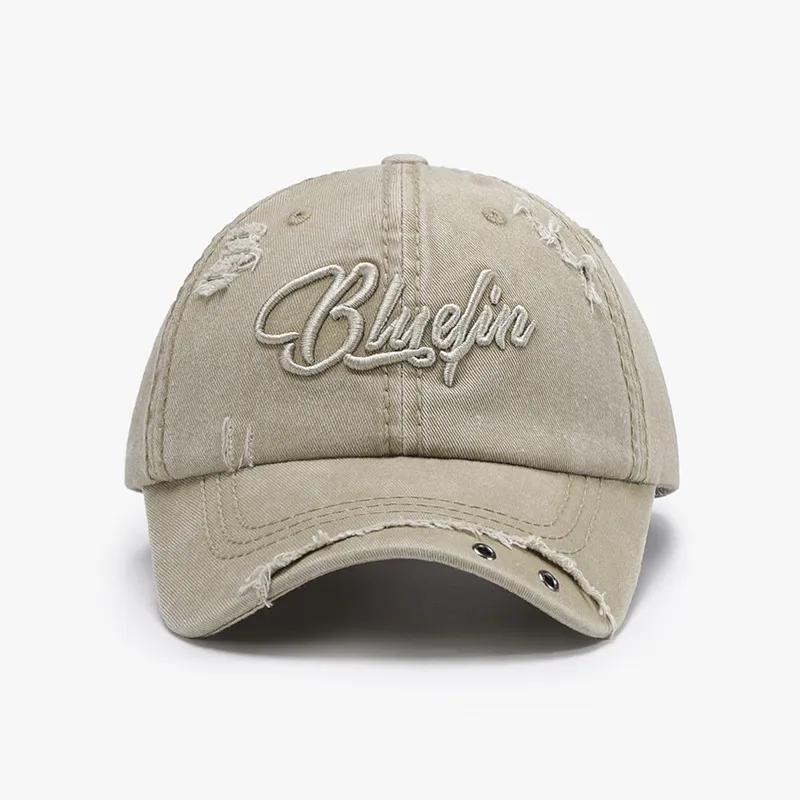 Embroidered Letter Cotton Baseball Cap, image 8