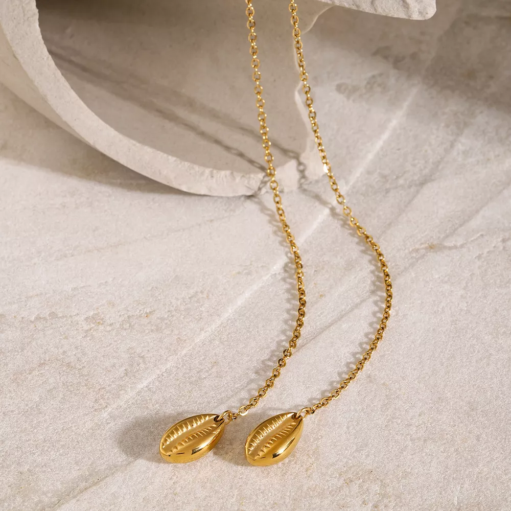 18K Gold-Plated Y-Shaped Necklace, image 6