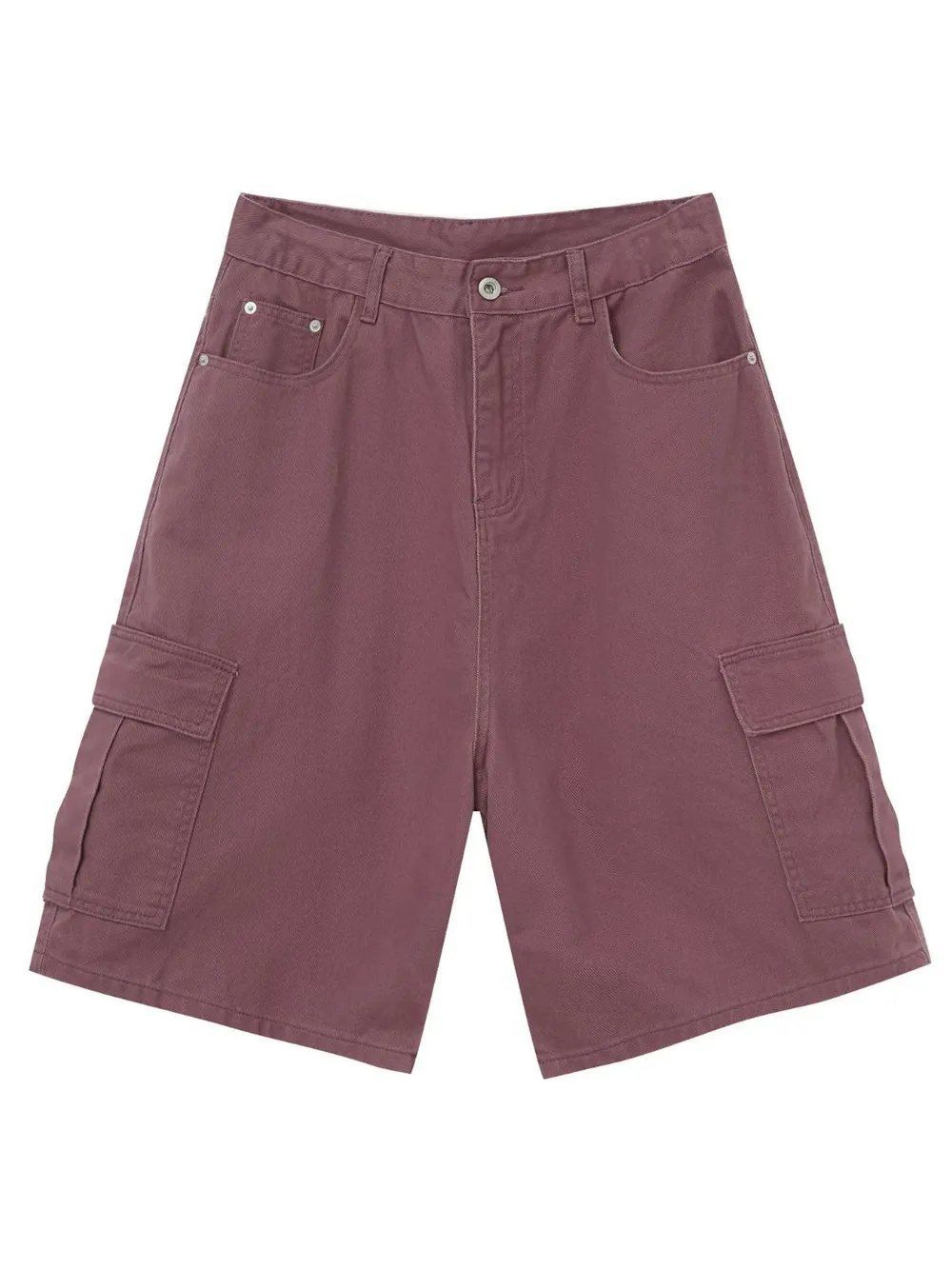 Men's Mid Rise Denim Shorts with Cargo Pockets, image 8