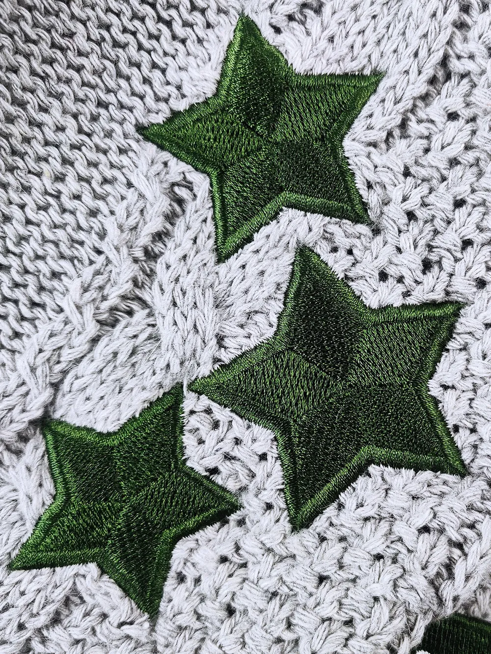 Star Embroidered V-Neck Long Sleeve Cardigan, image 12