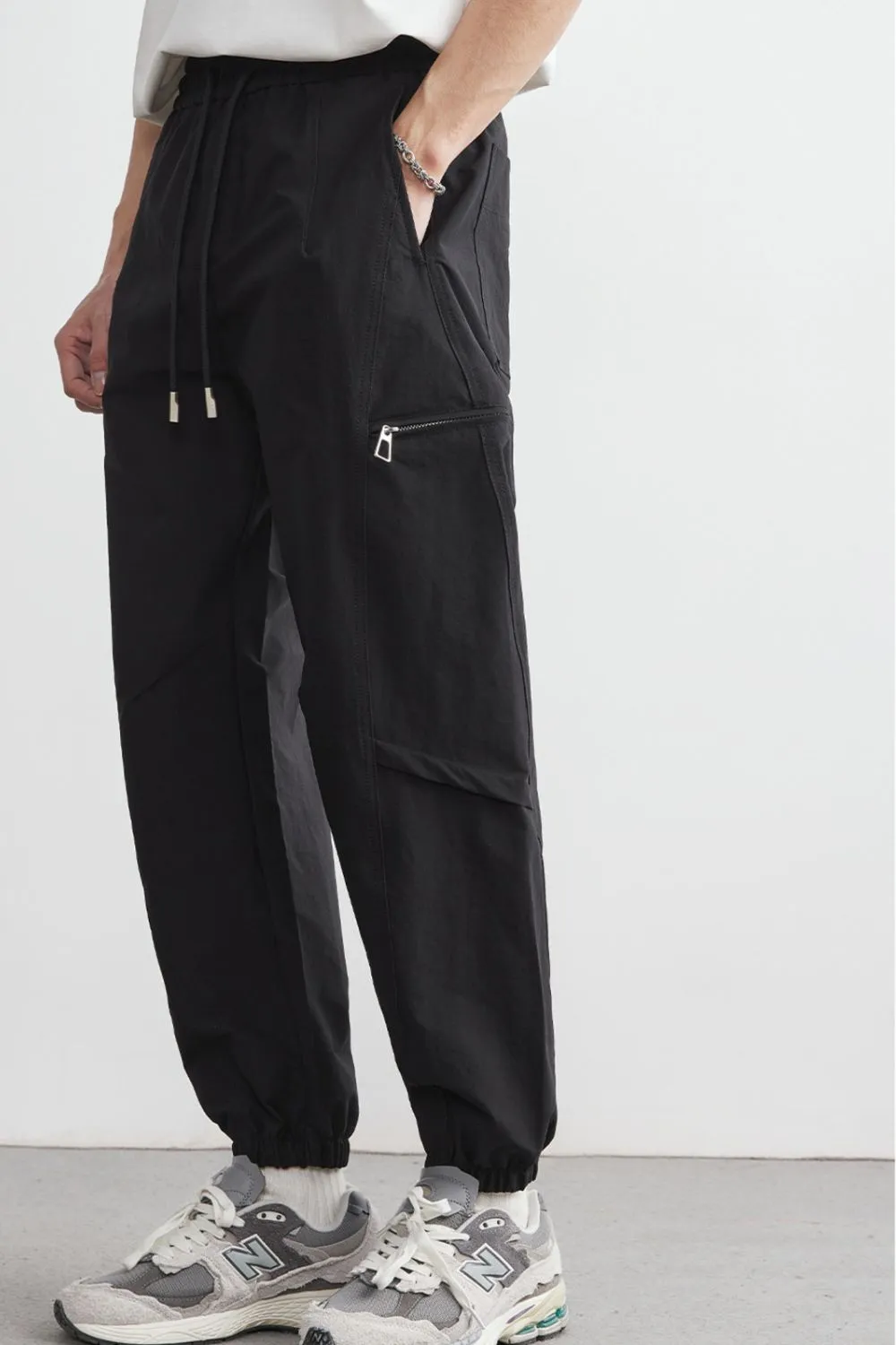 Men's Full Size Drawstring Loose Fit Joggers Plus Size