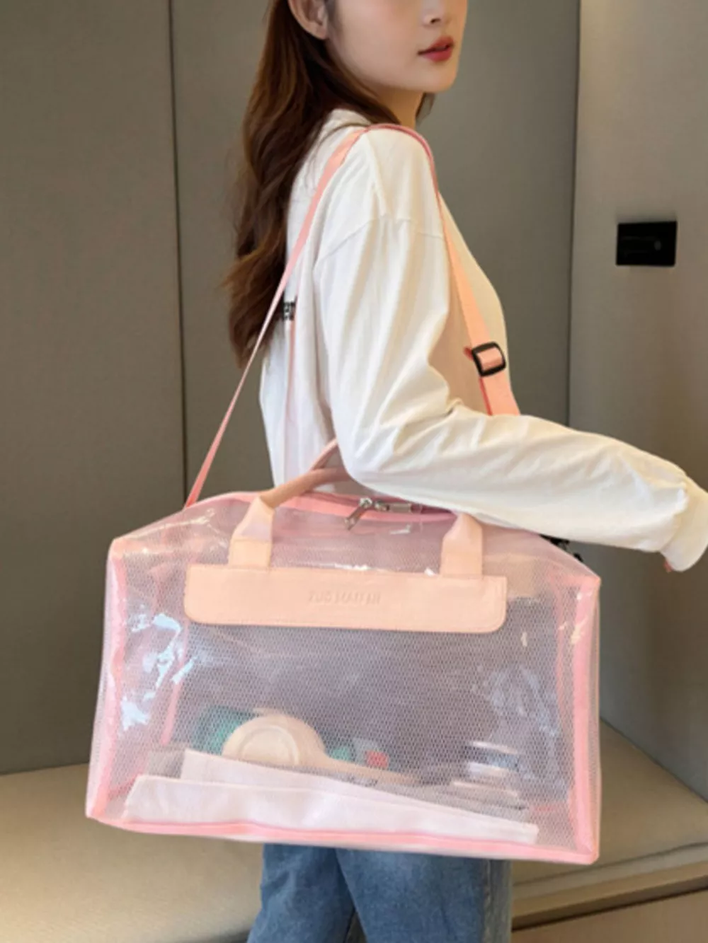 Transparent PVC Travel Bag, image 4