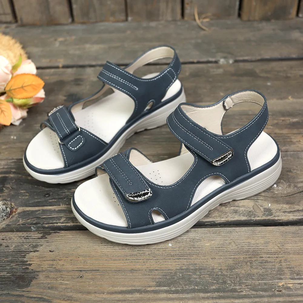 Peep Toe Platform Sandals, image 7