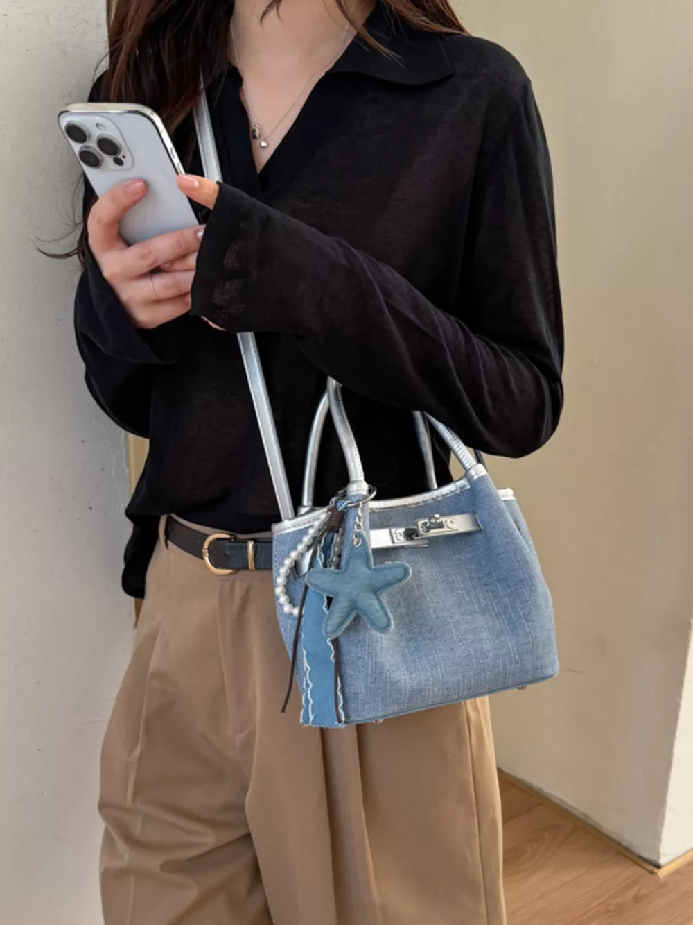 Top Handle Crossbody Bag, image 7