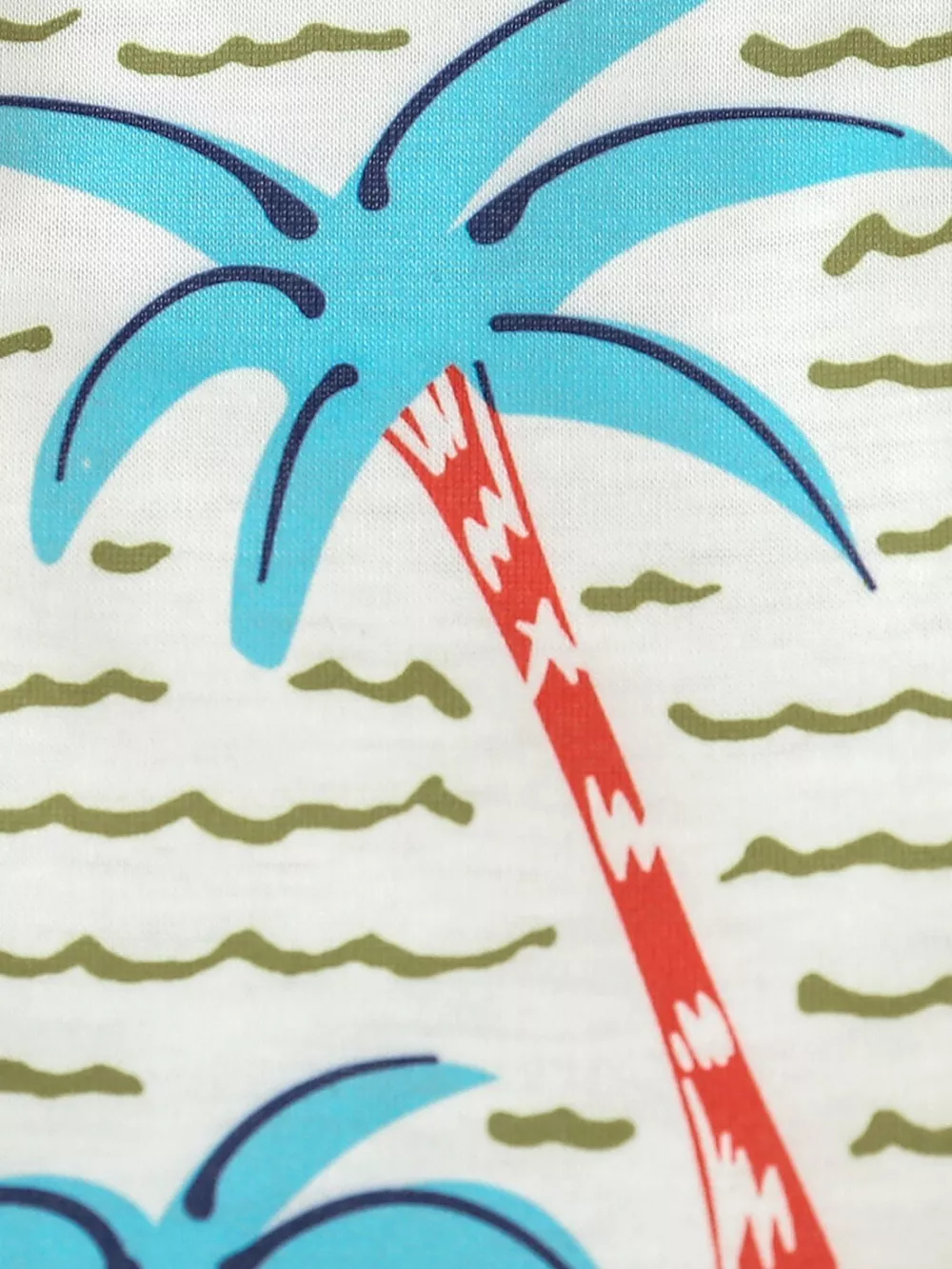 Children's Tropical Palm Print Tank Top & Shorts Set, image 9