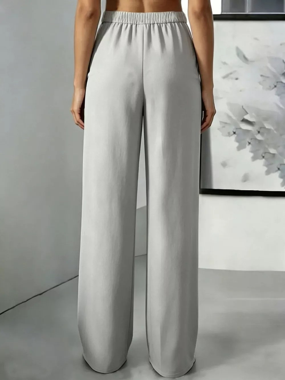 High-Waisted Pleated Wide-Leg Pants, image 28