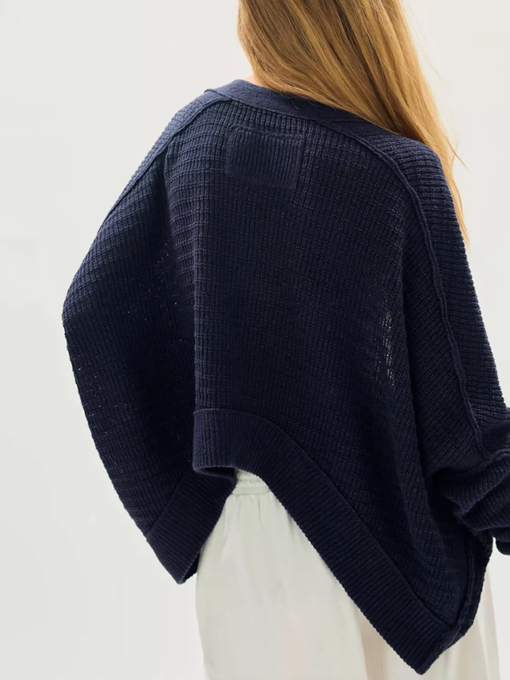 Open-Front Long Sleeve Knit Cardigan, image 6