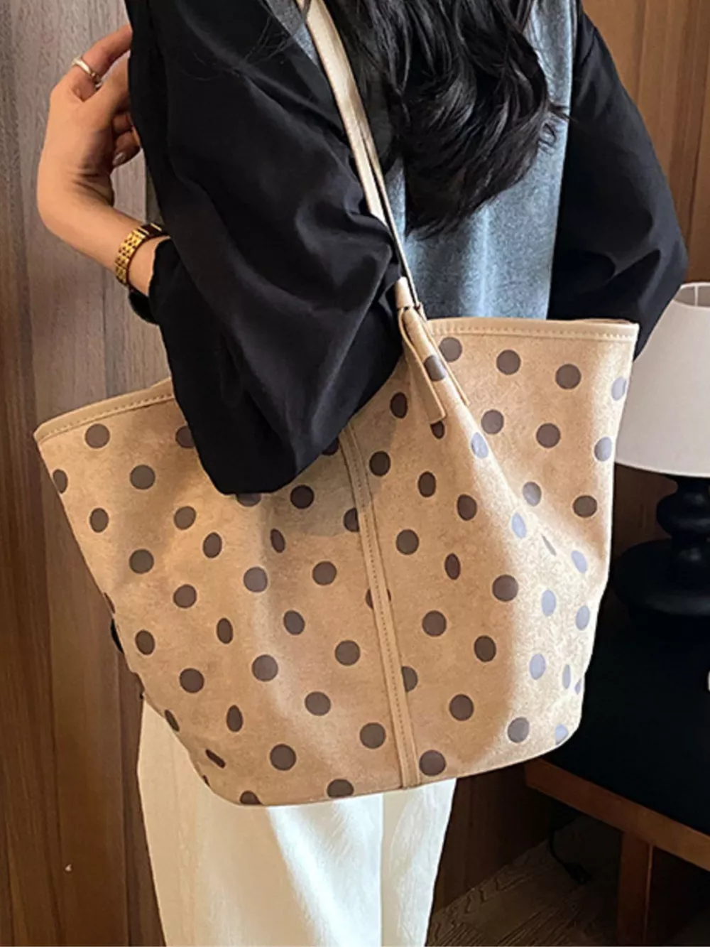 Polka Dot Tote Bag, image 5