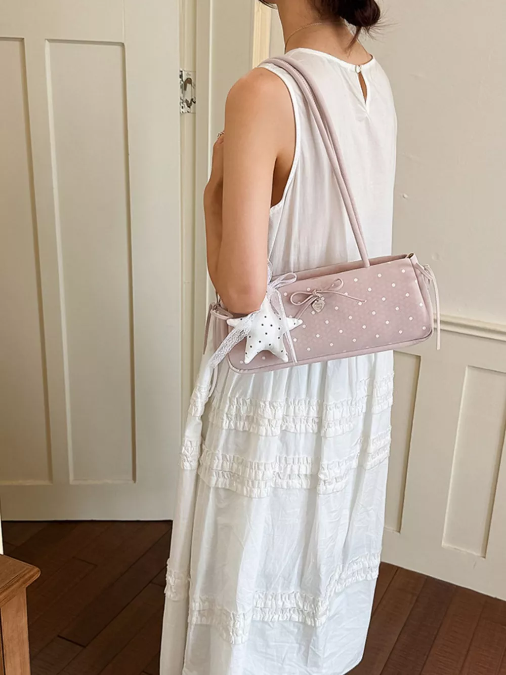 Polka Dot Shoulder Bag, image 4