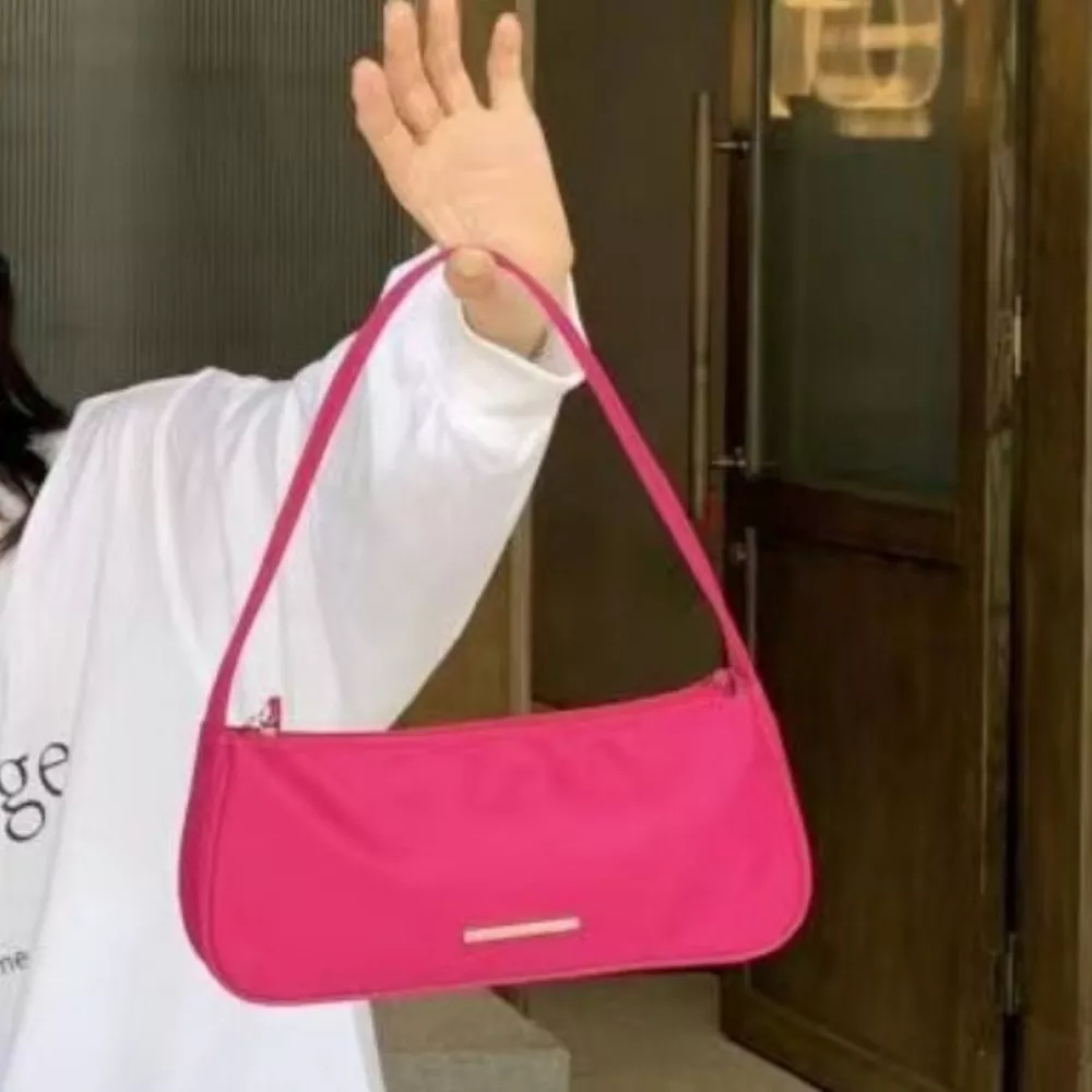Solid Color Shoulder Bag, image 3
