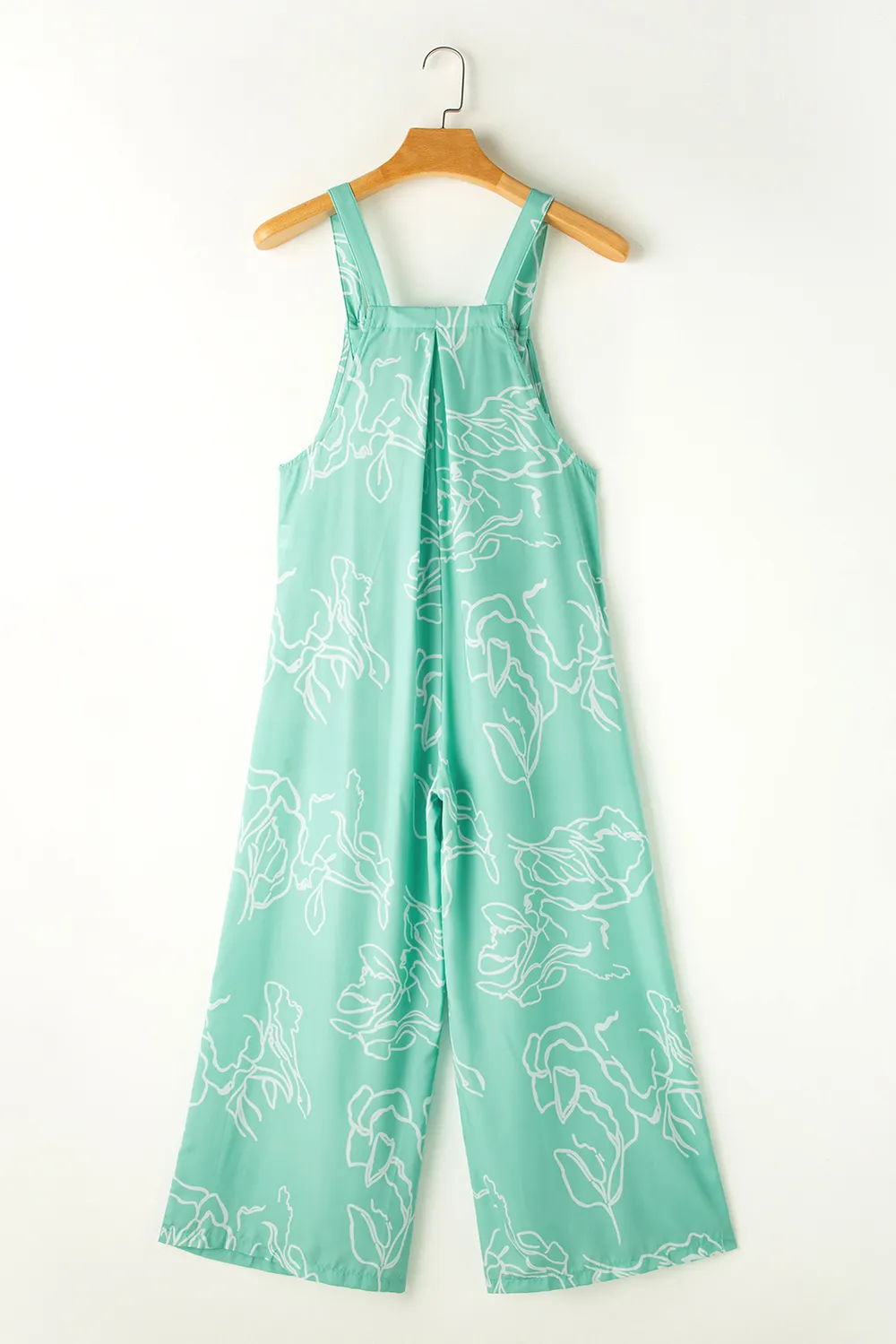 Printed Wide Strap Jumpsuit, image 5