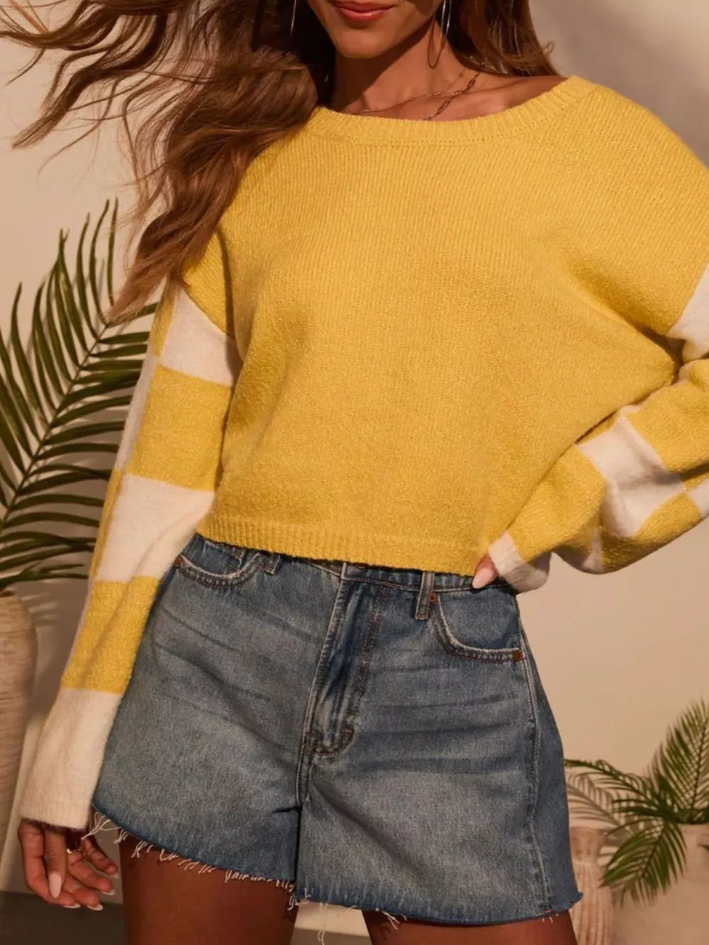 Color Block Long Sleeve Sweater, image 11