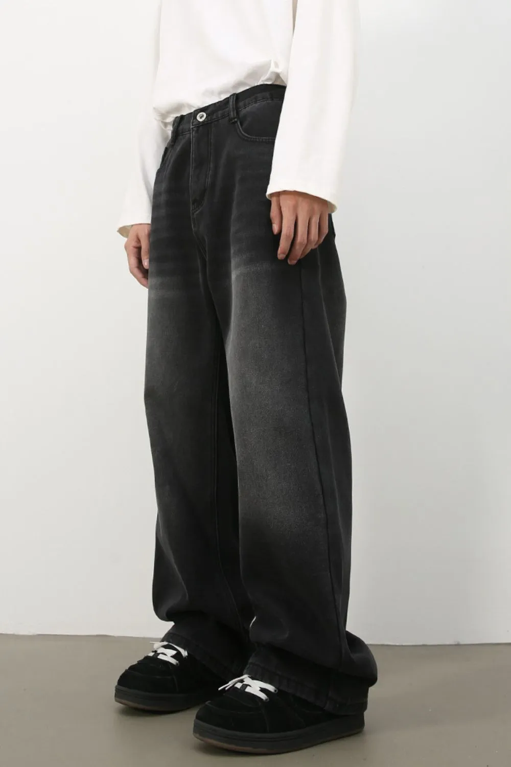 Men's Wide Leg Jeans, image 3