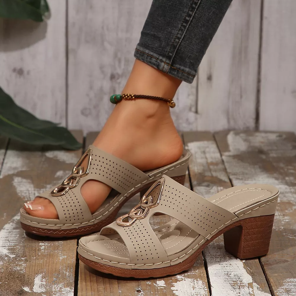 Open Toe Block Heel Sandals, image 17